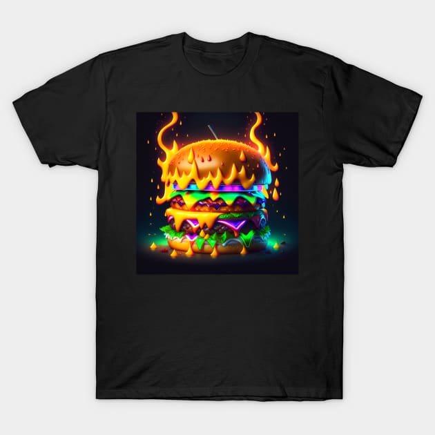 Burger T-Shirt by Grafititee